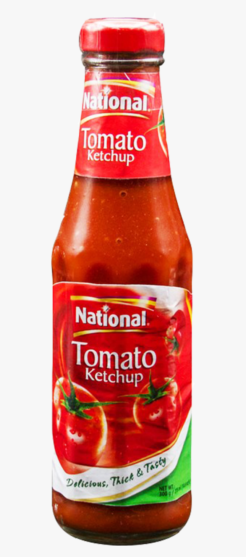 National Tomato Ketchup Bottle 300 Gm - Tomato Ketchup Bottle Png, Transparent Png, Free Download