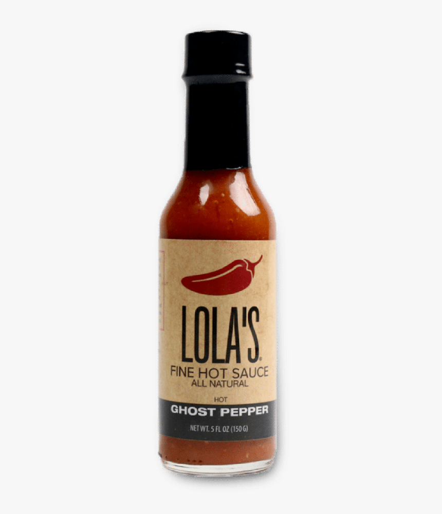 Lola Hot Sauce Ghost Pepper - Glass Bottle, HD Png Download, Free Download