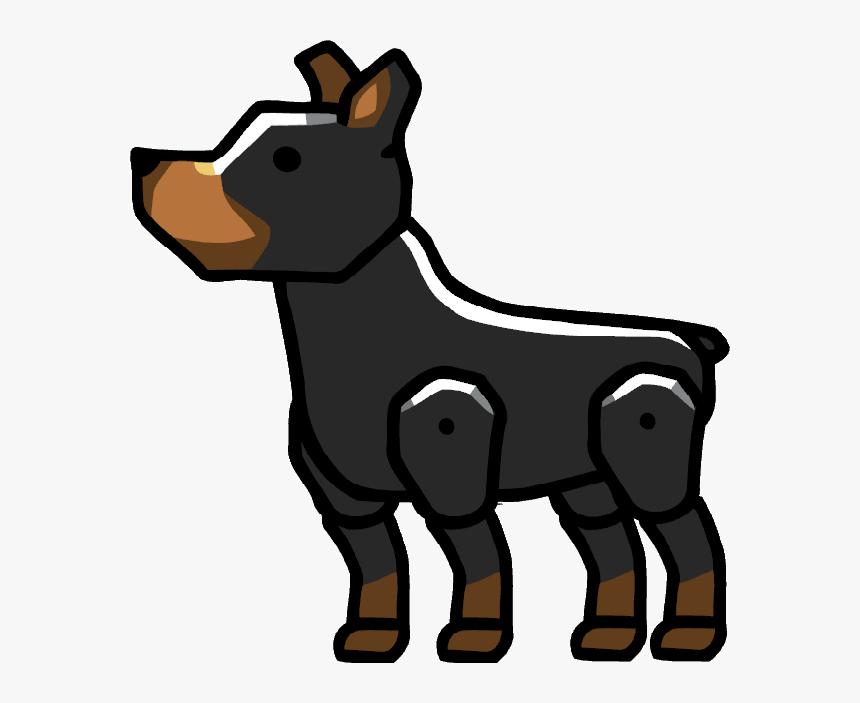 Doberman Png - Doberman Scribblenauts, Transparent Png, Free Download