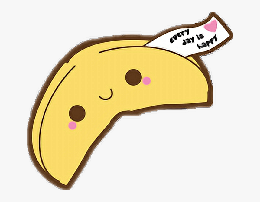 #cute #adorable #food #fortune #cookie #fortunecookie - Cartoon Dessert Cute Food Drawings, HD Png Download, Free Download