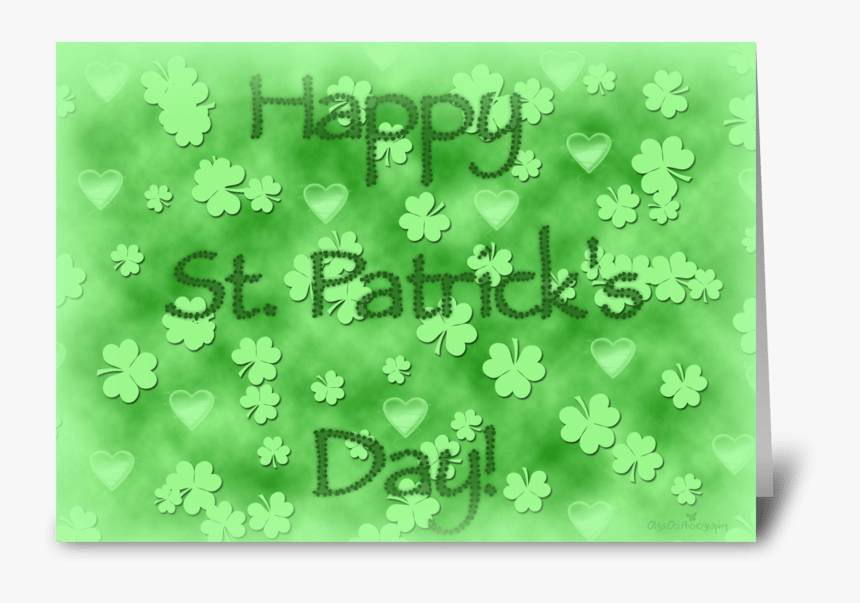 Happy St-patrick"s Day Greeting Card - Greeting Card, HD Png Download, Free Download