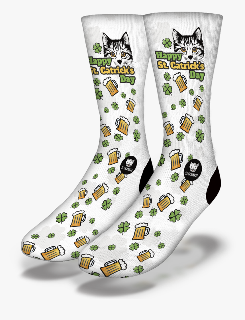 Happy Stpatricks Day Socks"
 Class= - Sock, HD Png Download, Free Download