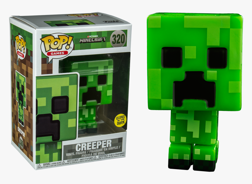 Funko Pop Minecraft Creeper, HD Png Download, Free Download