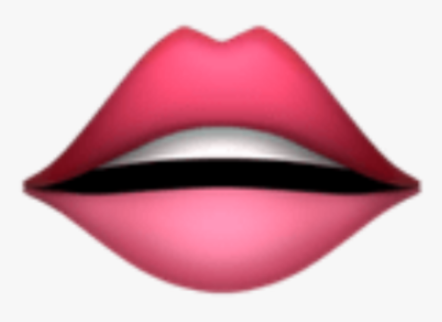 Labios Beso Besos Labio Labiosrojos Tumblr Emojis Emoji - Emoji Lips Transparent Background, HD Png Download, Free Download