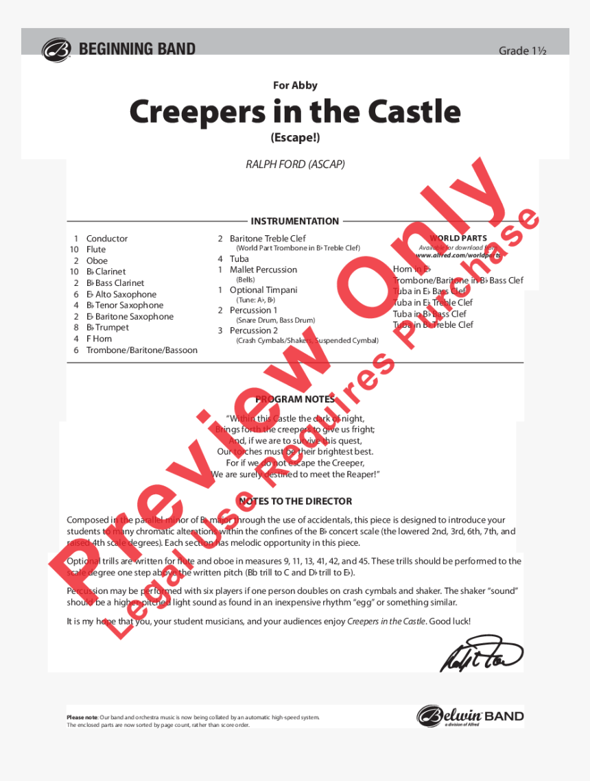 Creepers In The Castle Thumbnail Creepers In The Castle - Fiddles On Fire Violin Notes, HD Png Download, Free Download