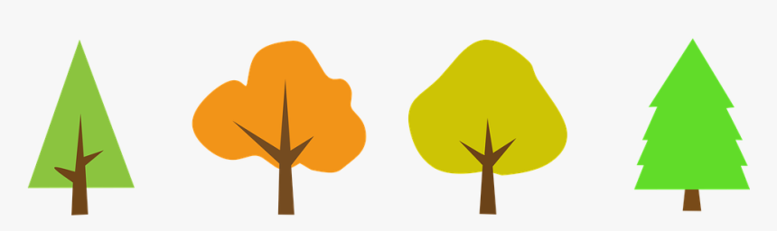 Tree, Wood, Clipart, Sticker - Stickers Of Trees, HD Png Download, Free Download