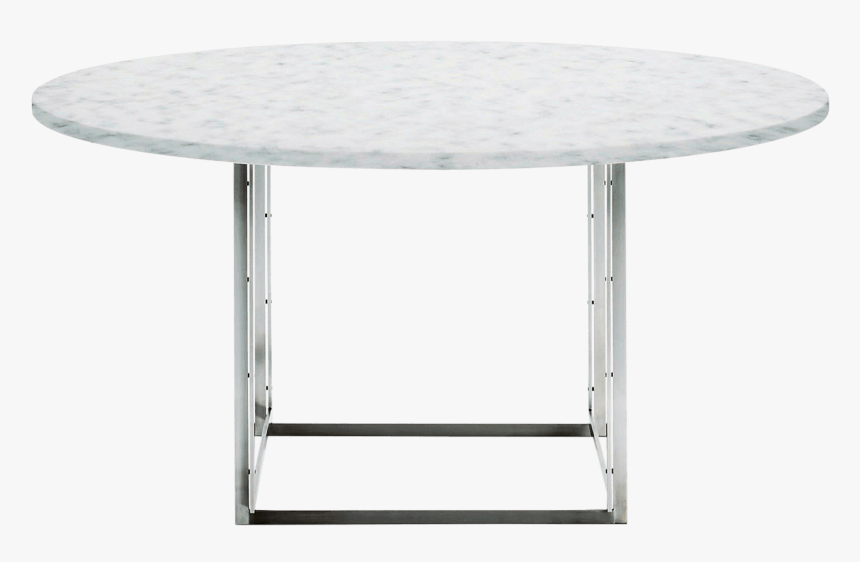 Pk54 White Rolled Marble Table - Coffee Table, HD Png Download, Free Download