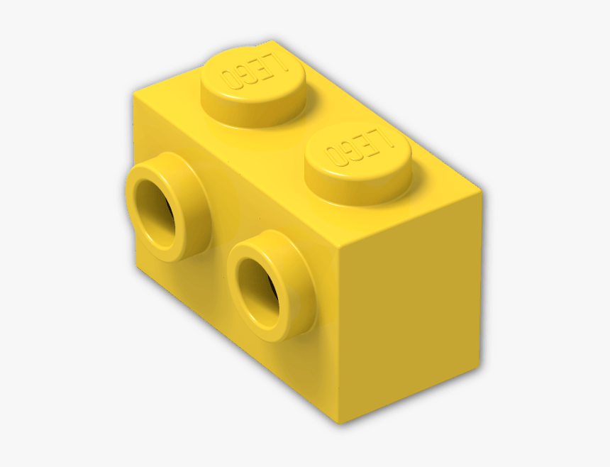 Transparent Lego Blocks Png - Lego 1x2 Brick With 2 Studs On One Side, Png Download, Free Download