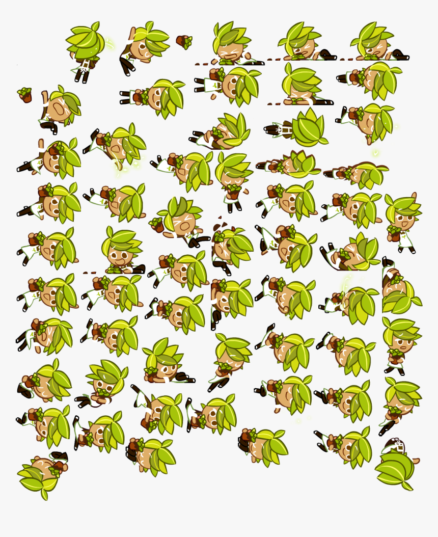 Cookie Run Ovenbreak Wikia - Cookie Run Herb Cookie Sprites, HD Png Download, Free Download