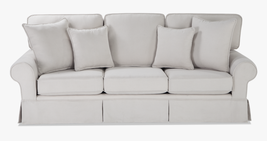 Table Slipcover Couch Bob"s Discount Furniture - Png Transparent White Sofa, Png Download, Free Download