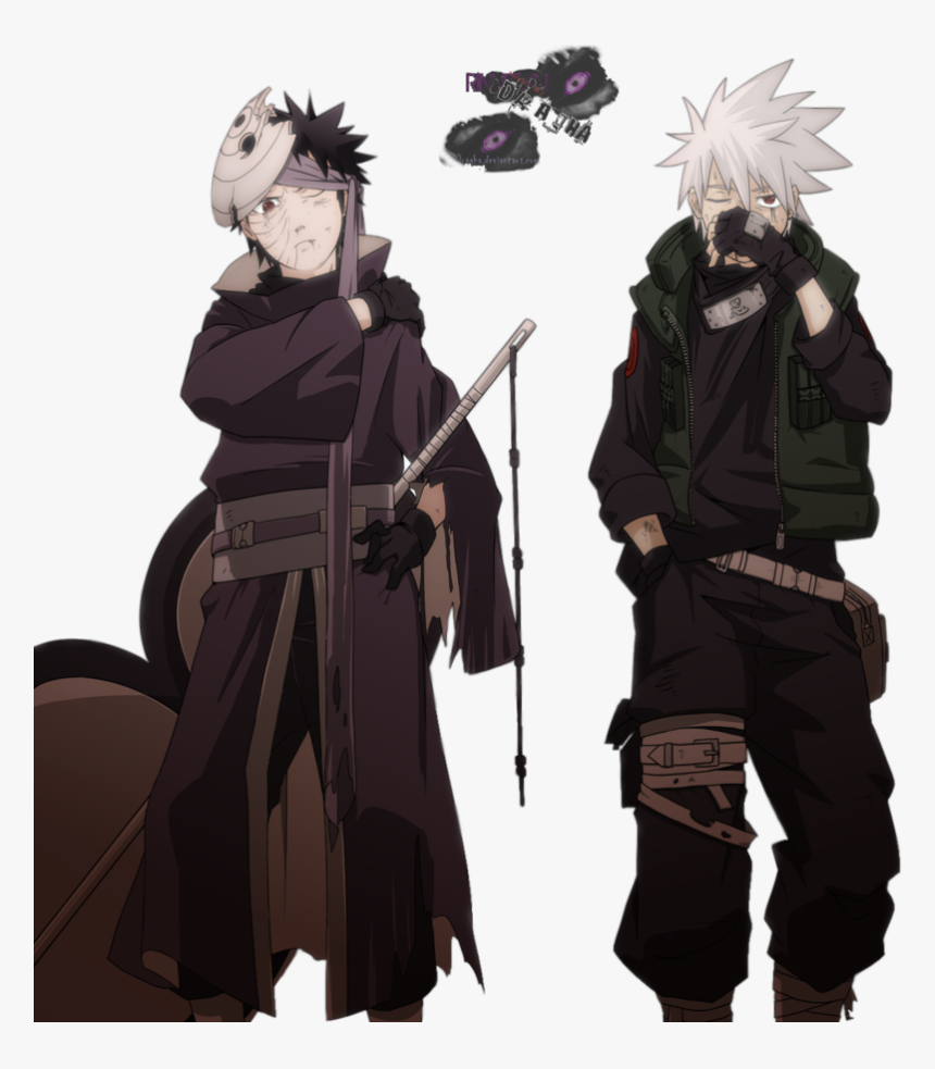 Kakashi And Obito Png, Transparent Png, Free Download