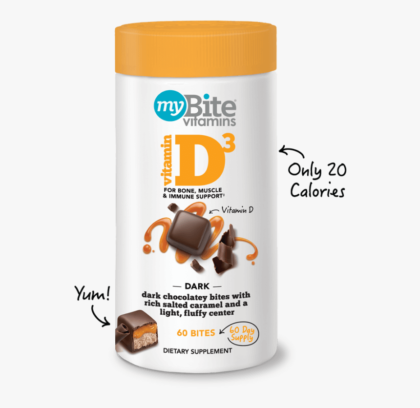 One, Muscle, And Immune Support - Mybite Vitamins Hers, HD Png Download, Free Download