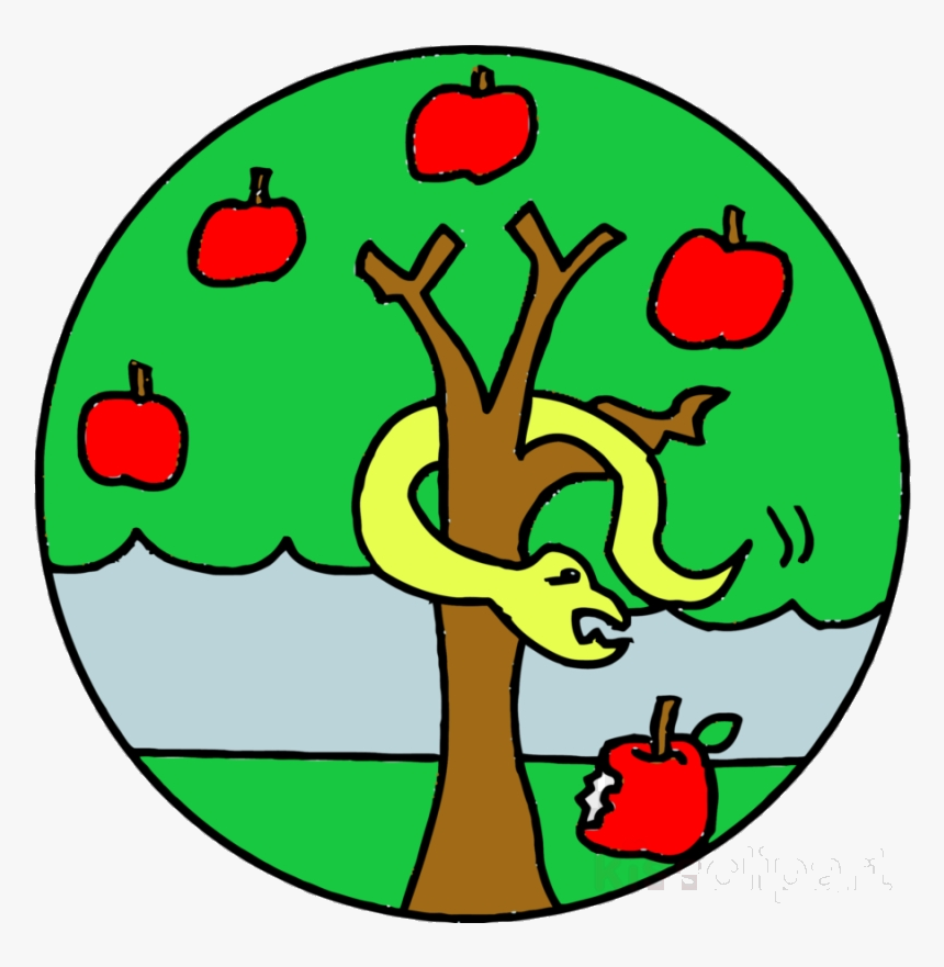 Apple Tree Clipart Advent Clip Art Snake And Transparent - Jesse Tree Adam And Eve, HD Png Download, Free Download