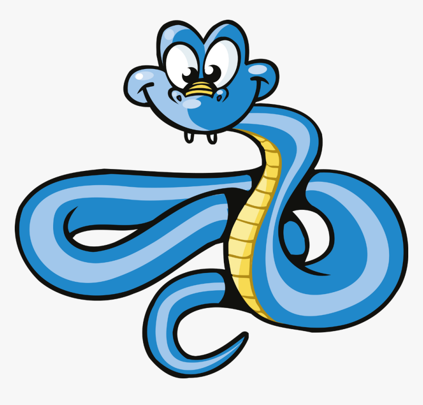 #mq #blue #snake #animal #cartoon - Blue Snake Clipart Png, Transparent Png, Free Download
