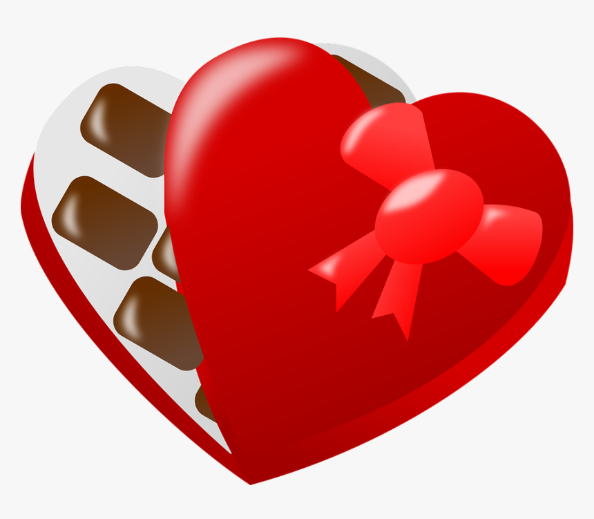 Pralines Heart Love Free Vector Graphic On - Valentine Chocolate Clip Art, HD Png Download, Free Download