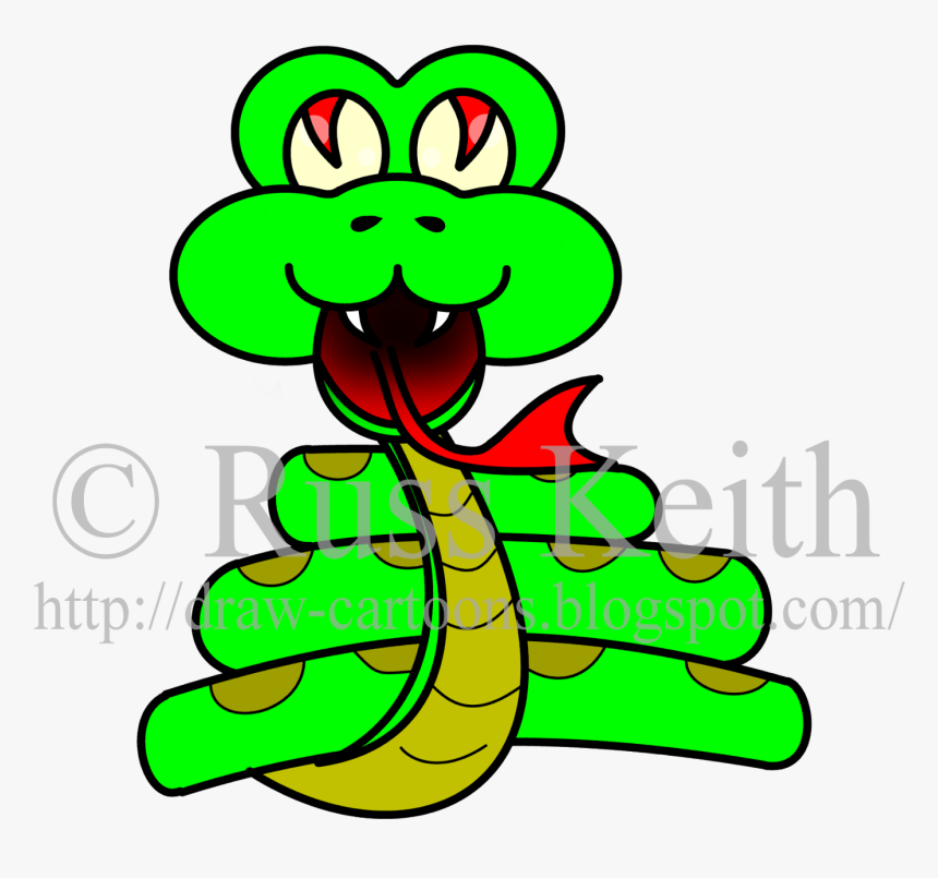 Transparent Snake Cartoon Png - Cartoon, Png Download, Free Download