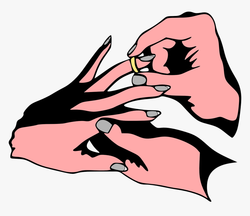 Vector Wedding Ring Png, Transparent Png, Free Download