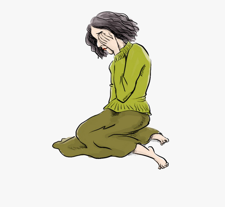 Sad Girl Transparent - Sad Girl Png Clipart, Png Download, Free Download