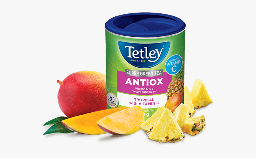 Tetley Super Green Antiox With Vitamin C - Tetley Green Tea Boost, HD Png Download, Free Download