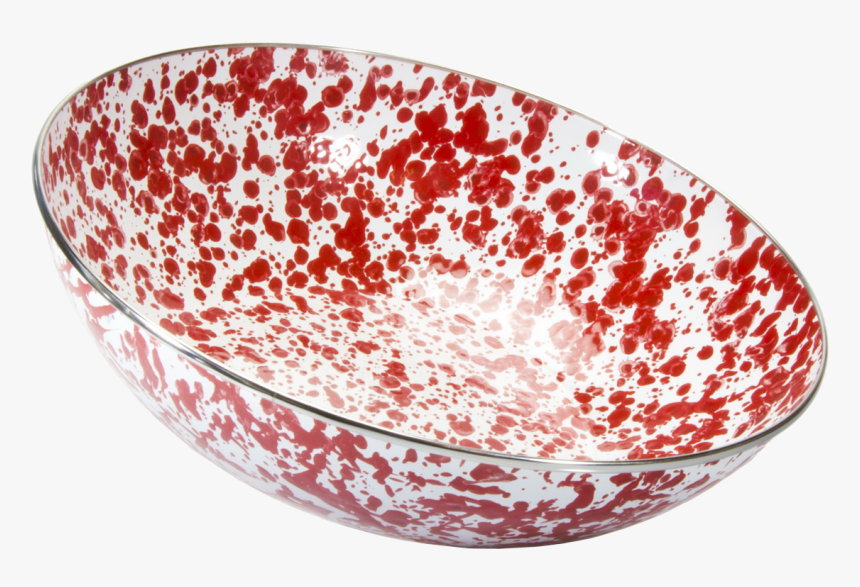 Rd18 Red Swirl Catering Bowl - Bowl, HD Png Download, Free Download