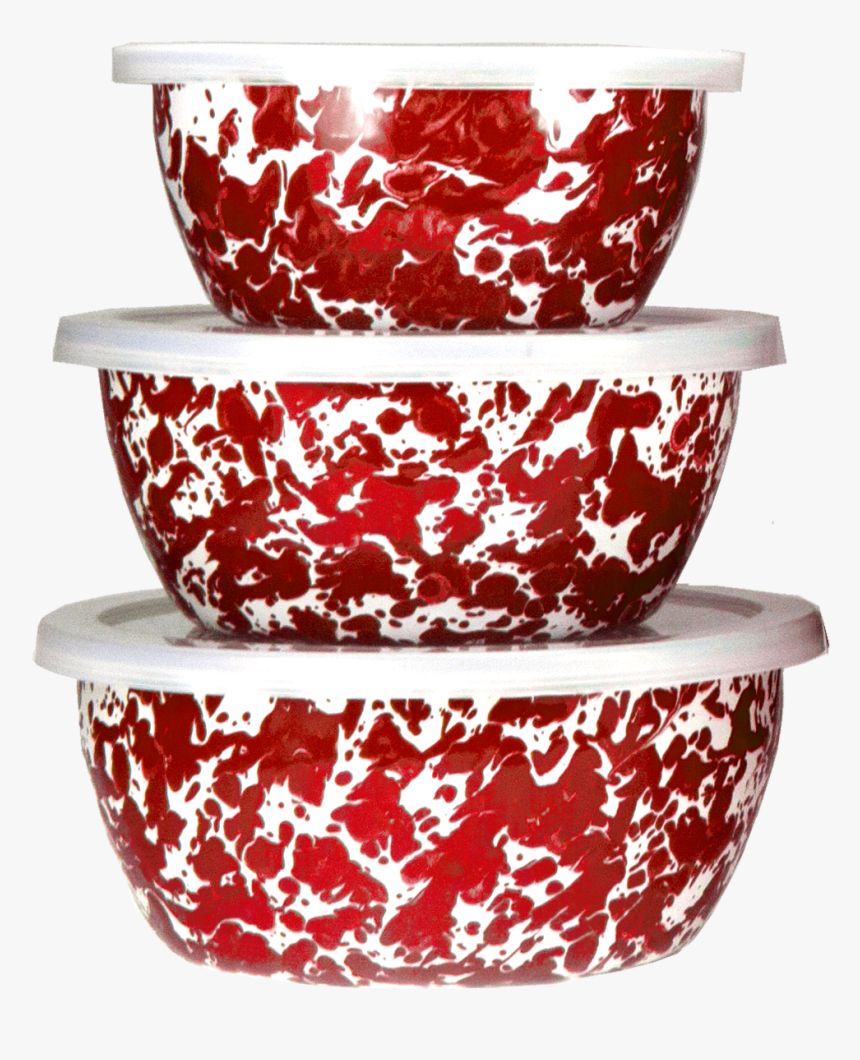 Rd30 Red Swirl Nesting Bowls - Bowl, HD Png Download, Free Download