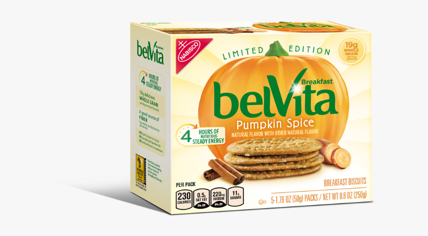 Image Courtesy Of Belvita - Belvita Pumpkin Spice, HD Png Download, Free Download