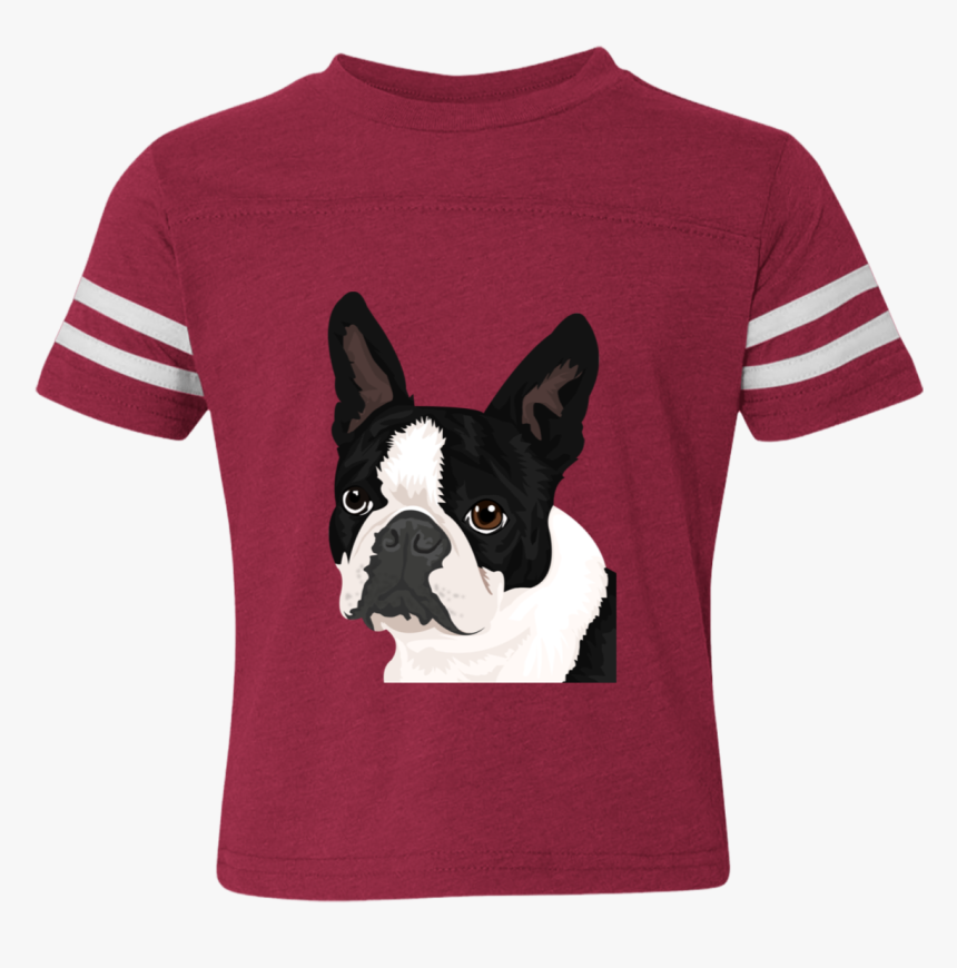 Cartoon Printed Boston Terrier Toddler Football Fine - Roaring Into Pre K, HD Png Download, Free Download