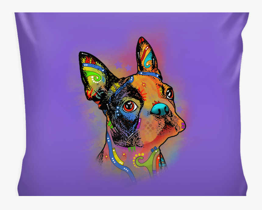 Boston Terrier Pillow Cover, Multi Colors Lov"n My - Boston Terrier, HD Png Download, Free Download