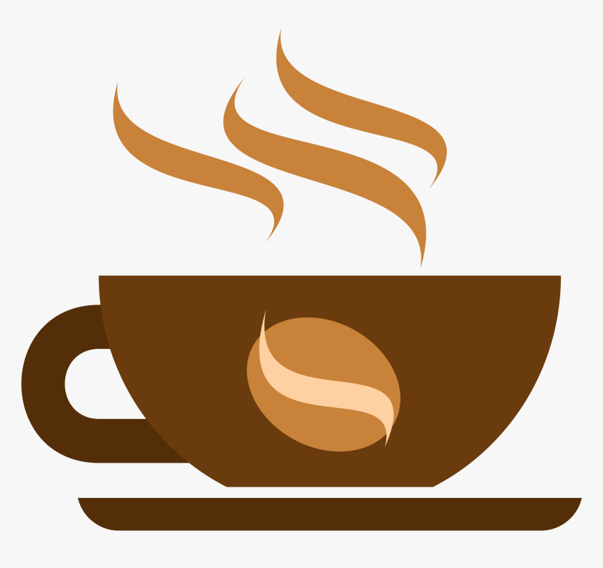 Cafe Clip Art Cartoon - Cartoon Coffee Logo Png, Transparent Png, Free Download