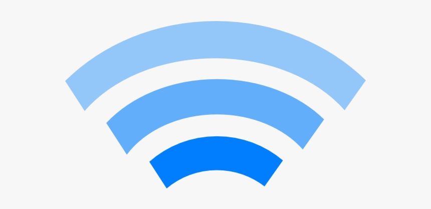 Wave Clipart Wifi Waves Blue Transparent X Free Png - Wifi Waves Png, Png Download, Free Download
