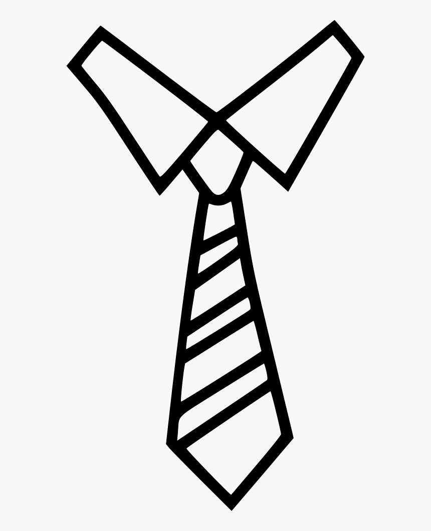 Free Download Corbata Para Colorear Clipart Coloring - Clip Art Of Tie Black And White, HD Png Download, Free Download