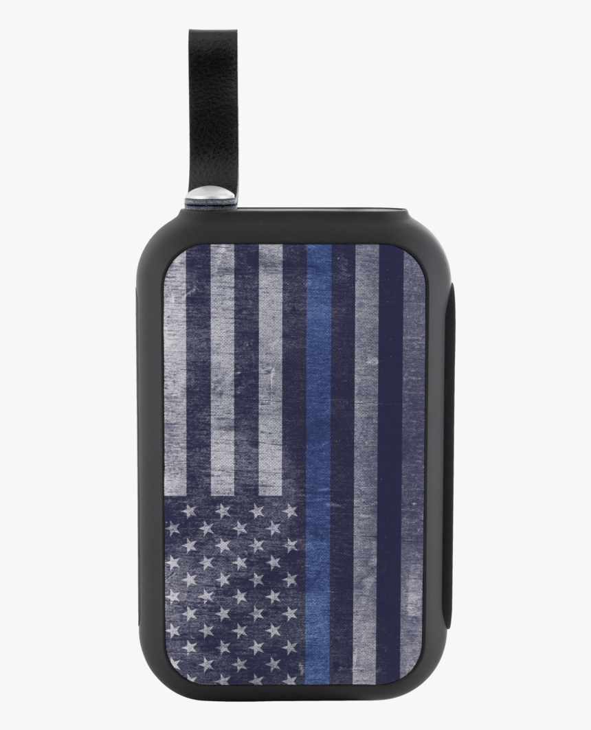Thin Blue Line Flag Bluetooth Speaker - Hand Luggage, HD Png Download, Free Download