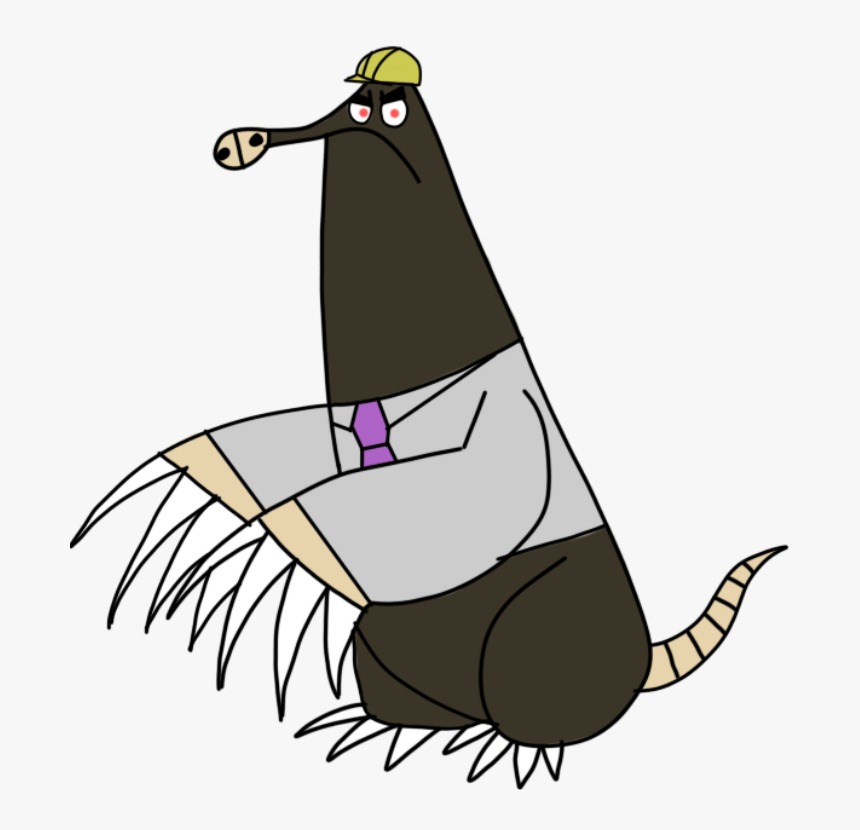 Construction Worker Mole , Png Download - Cartoon, Transparent Png, Free Download