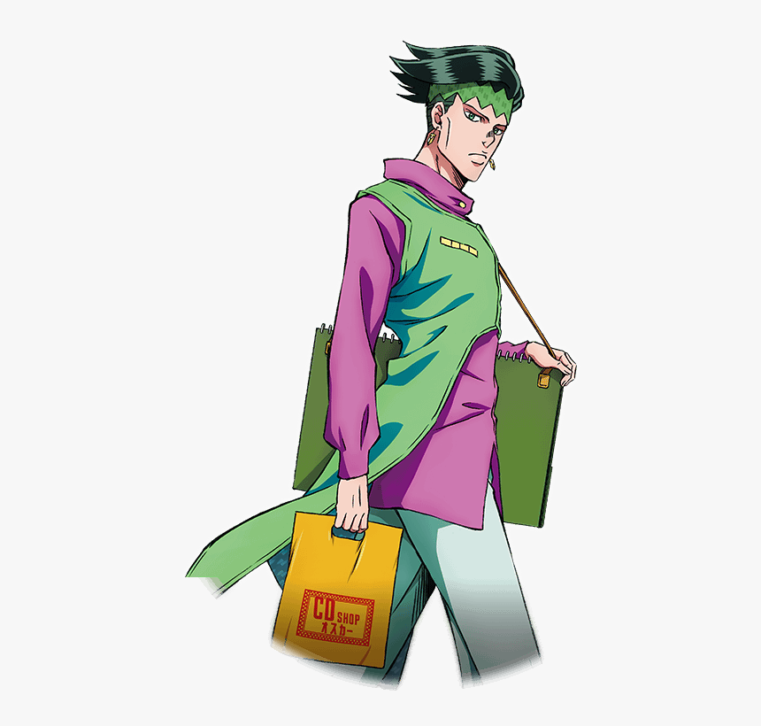 Unit Rohan Kishibe - イラスト ジョジョ の 奇妙 な 冒険, HD Png Download, Free Download