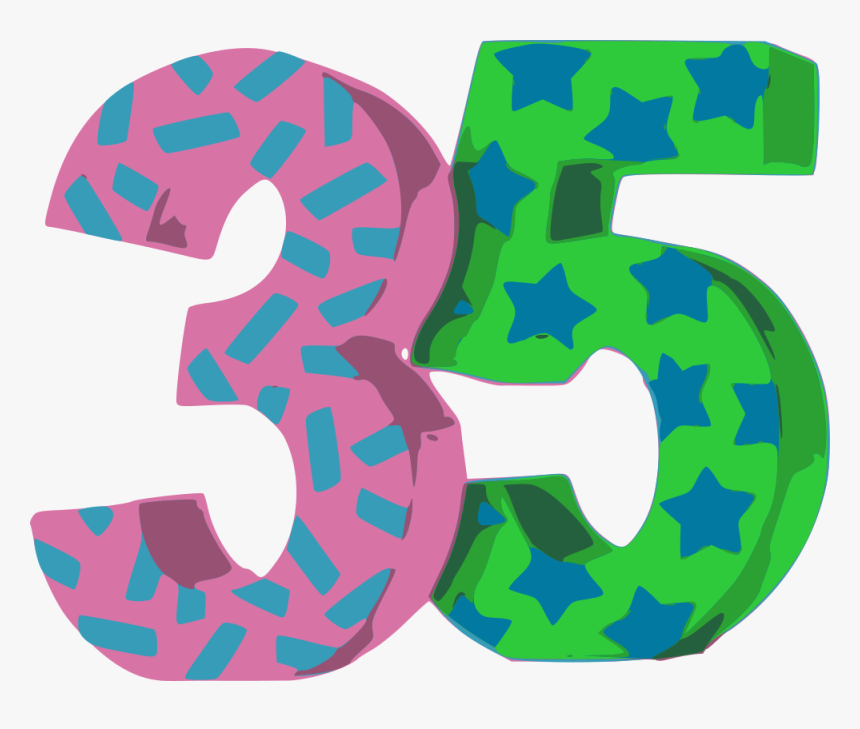 Numeros 35 Animados Clipart , Png Download - Illustration, Transparent Png - kindpng Numeros 35 Animados Clipart , Png Download - Illustration, Transparent Png - kindpng