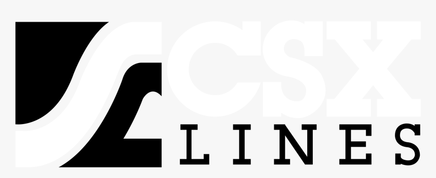 Csx Lines Logo Black And White, HD Png Download, Free Download