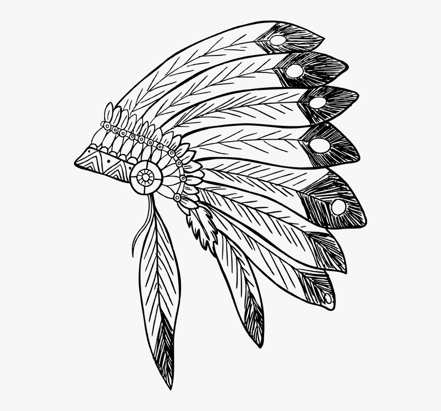 Transparent Headdress Png - Native American Headdress Clip Art, Png Download, Free Download