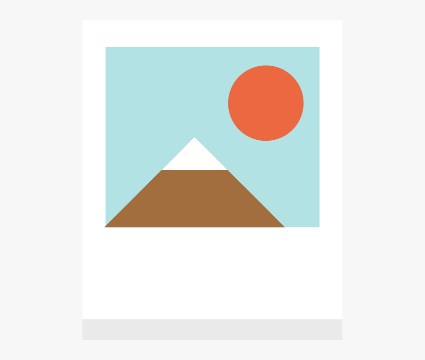 Polaroid Picture Flat Icon Vector - Polaroids Png Flat Design, Transparent Png, Free Download