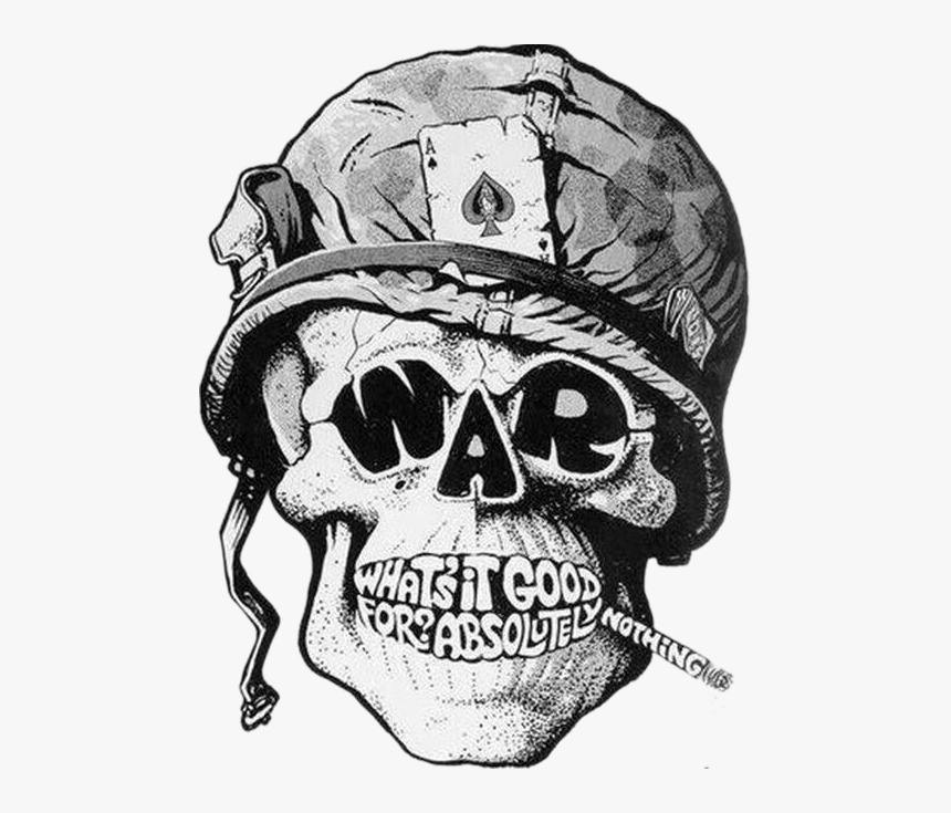 army skull drawing