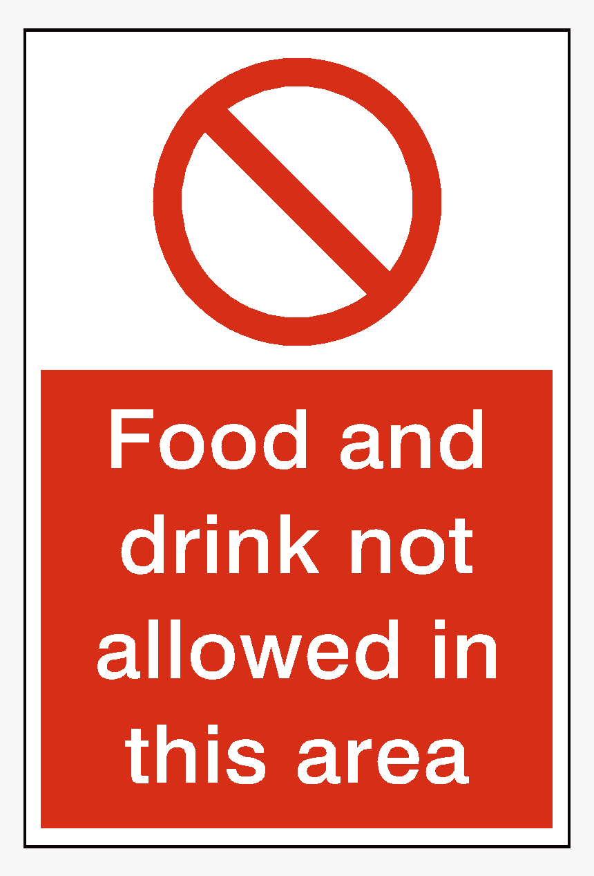 Food And Drink Not Allowed Sign - Cover Photo Facebook, HD Png Download, Free Download