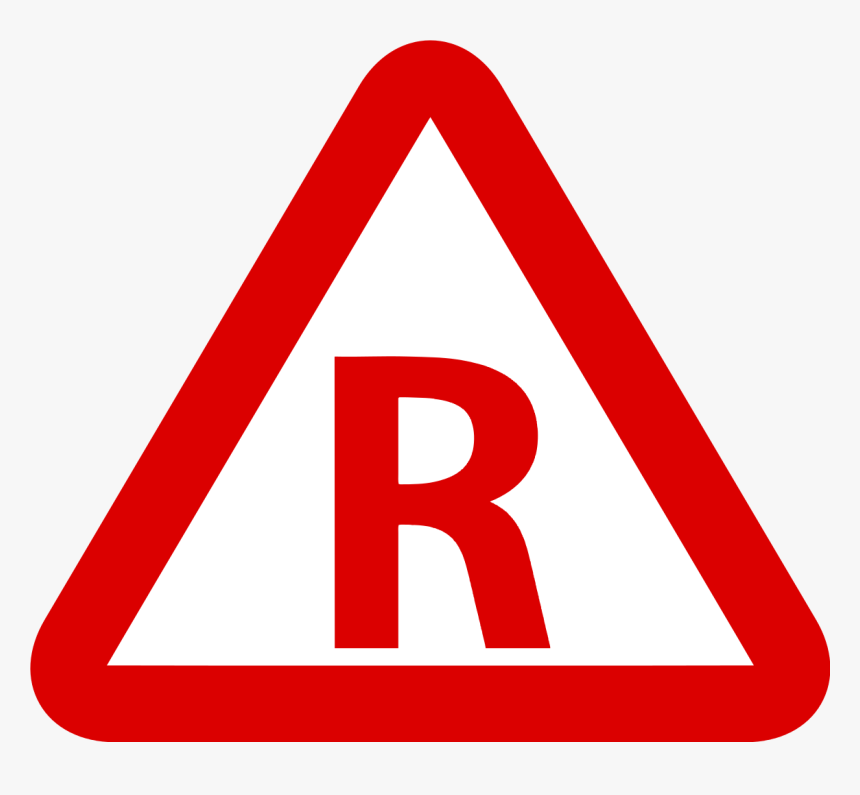 R Road Sign Singapore, HD Png Download, Free Download