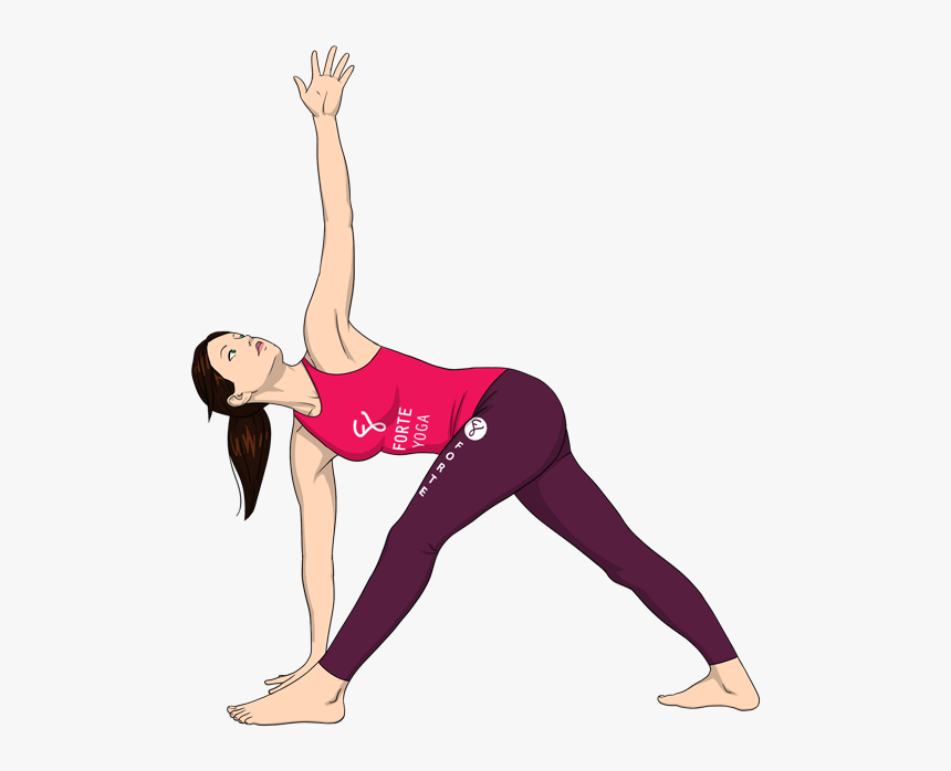 Parivrtta Trikonasana Forte Yoga, HD Png Download, Free Download