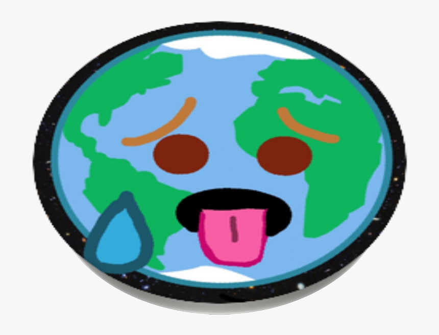 Melting/sweating Earth, Popsockets - Delete Clipart, HD Png Download, Free Download