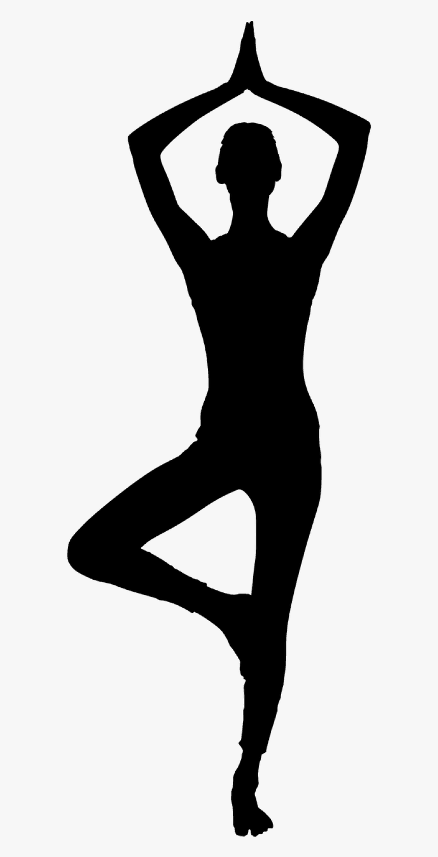 Tree Pose 10 Minute Yoga - Yoga Poses Vector Png, Transparent Png, Free Download