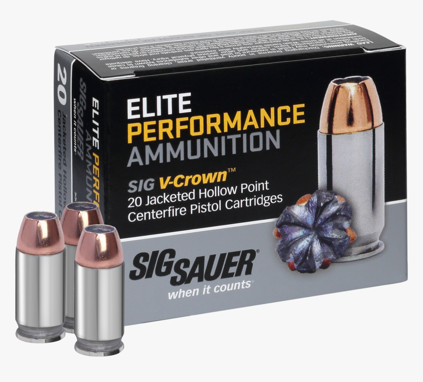 Sig Sauer Hollow Point Ammo, HD Png Download, Free Download