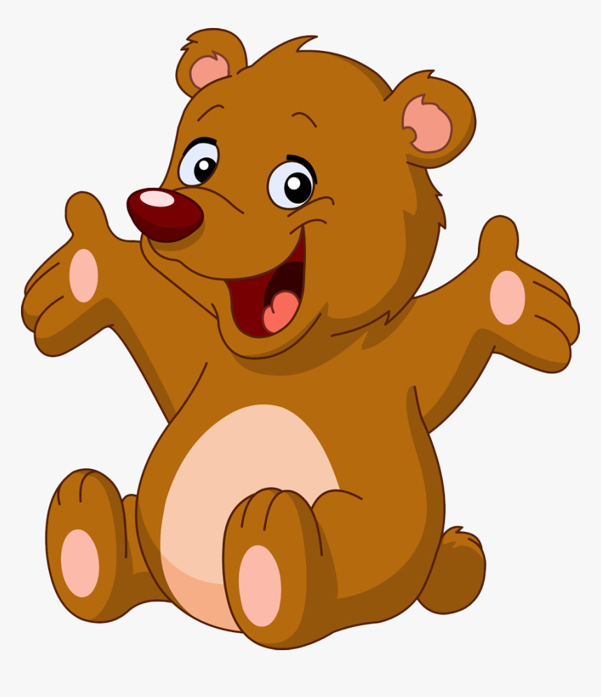 Brown Bear Polar Bear Cartoon - Clipart Bear, HD Png Download, Free Download