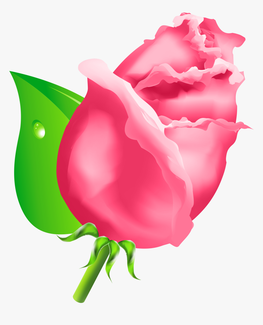 Bud Vector Clip Art - Rose Bud Clip Art, HD Png Download, Free Download