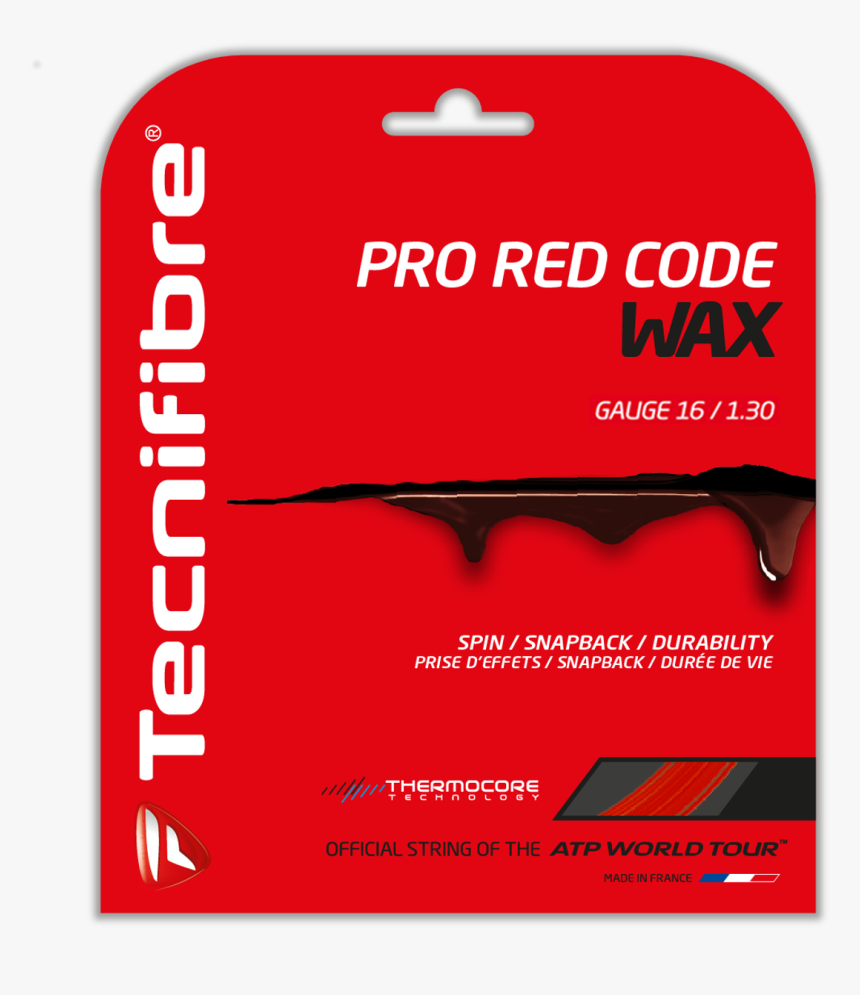 Tecnifibre Pro Red Code Wax Tennis String, HD Png Download, Free Download