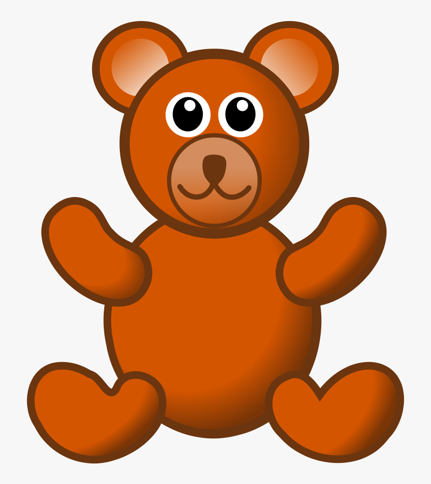 Teddy Bear,carnivoran,bear - Teddy Bear Face Cartoon, HD Png Download, Free Download