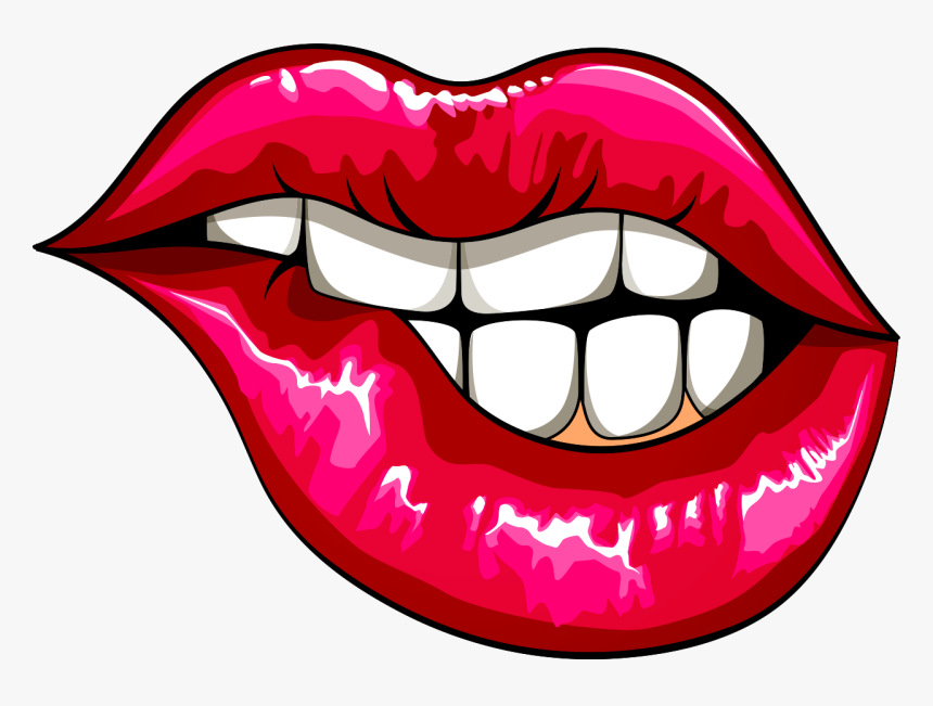 Lips With Tongue Sticking Out, HD Png Download, Free Download